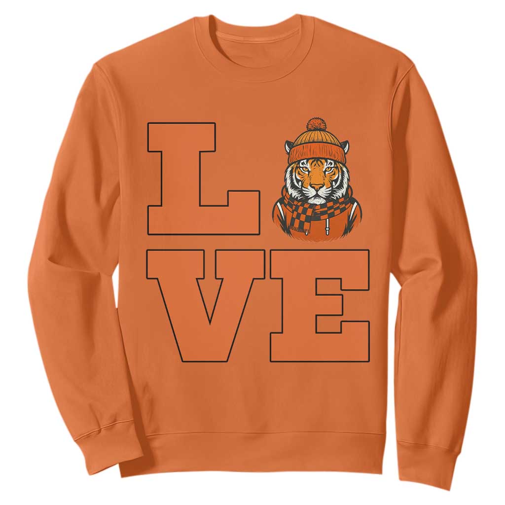 Midwest Tiger Football Pride Sweatshirt Funny Sport Lover Gift TS12 Orange Print Your Wear