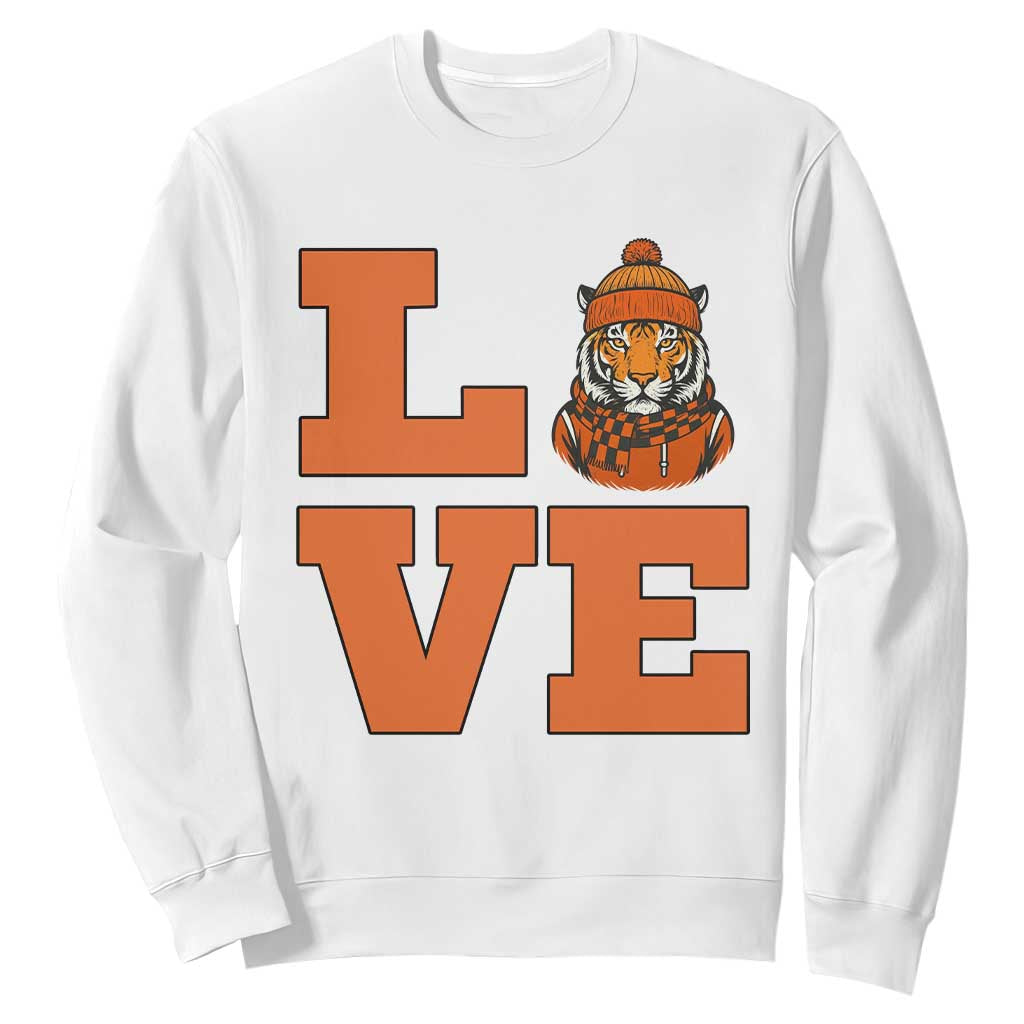Midwest Tiger Football Pride Sweatshirt Funny Sport Lover Gift TS12 White Print Your Wear
