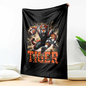 Lightning Tiger Lover Throw Blanket Sport Lover Gift TS12 Print Your Wear
