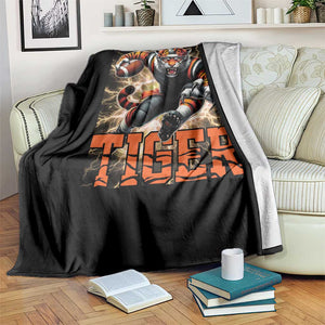 Lightning Tiger Lover Throw Blanket Sport Lover Gift TS12 Print Your Wear