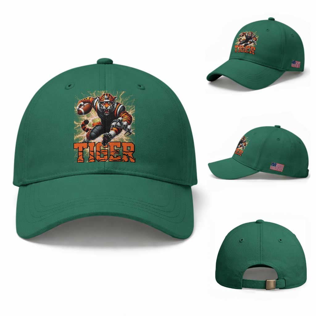 Lightning Tiger Lover Baseball Cap Sport Lover Gift TS12 Baseball Cap Universal Fit Irish Green Print Your Wear