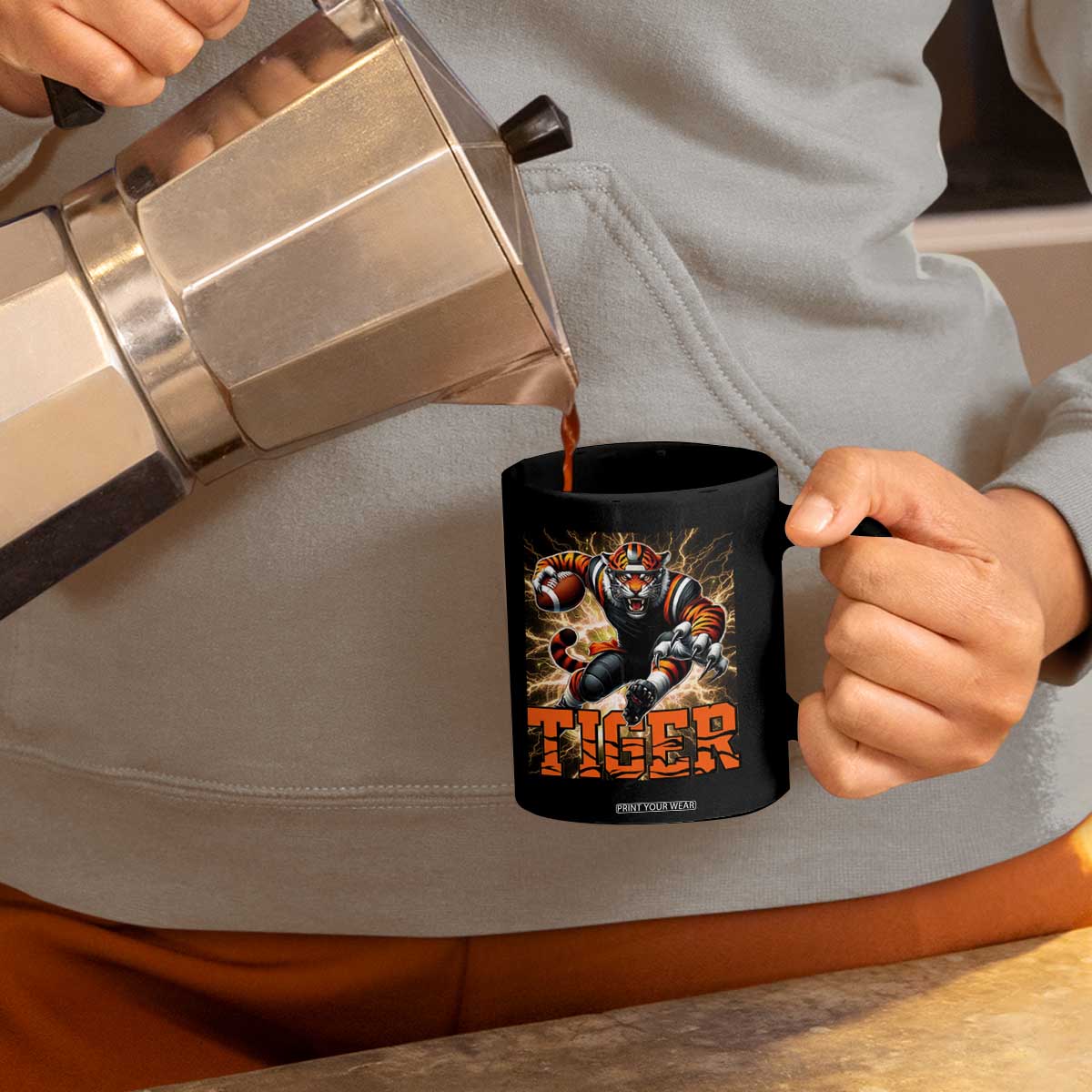 Lightning Tiger Lover Coffee Mug Sport Lover Gift TS12 Print Your Wear