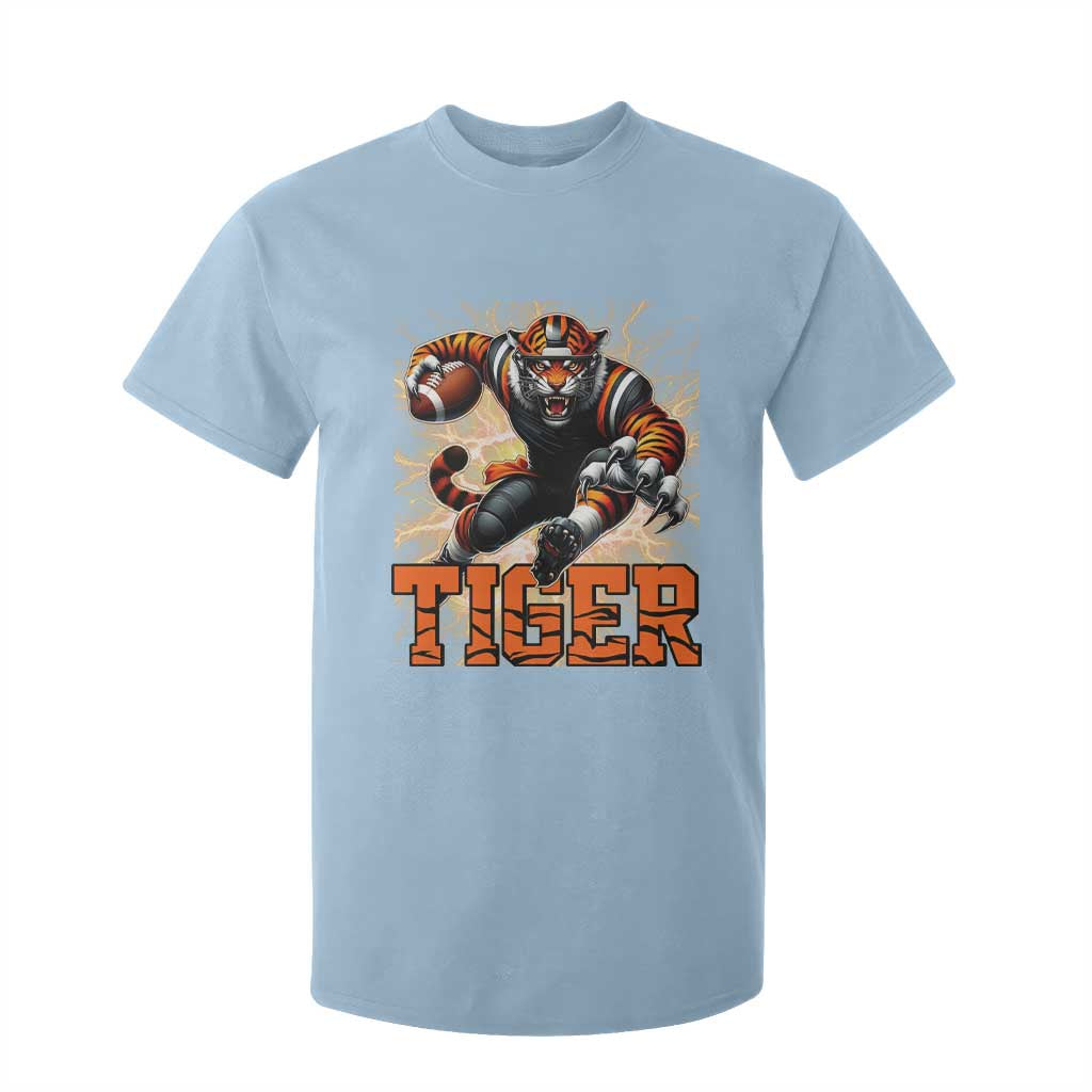 Lightning Tiger Lover T Shirt For Kid Sport Lover Gift TS12 Light Blue Print Your Wear