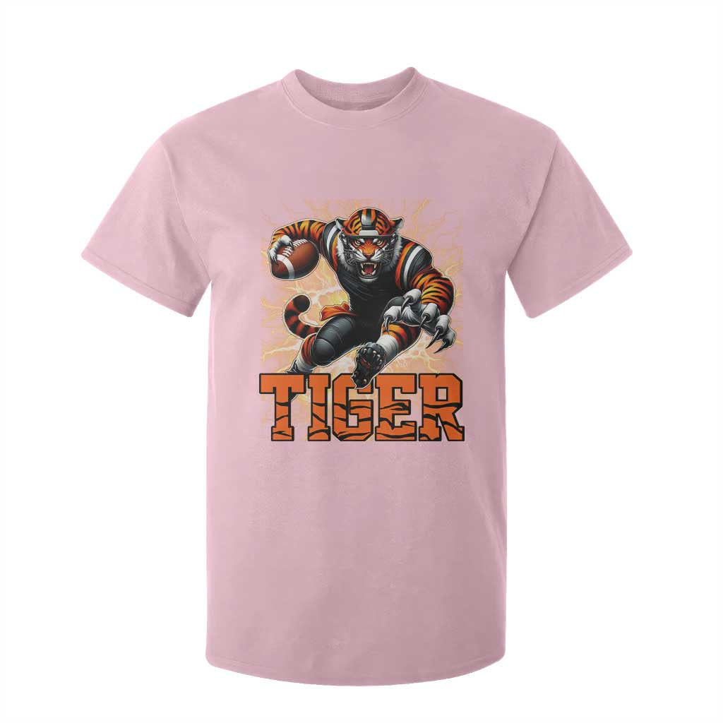 Lightning Tiger Lover T Shirt For Kid Sport Lover Gift TS12 Light Pink Print Your Wear