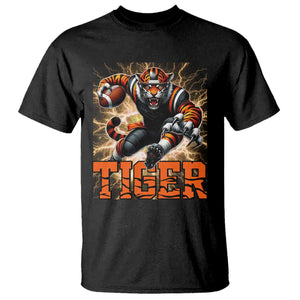 Lightning Tiger Lover T Shirt Sport Lover Gift TS12 Black Print Your Wear