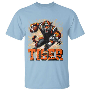 Lightning Tiger Lover T Shirt Sport Lover Gift TS12 Light Blue Print Your Wear