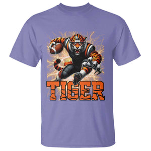 Lightning Tiger Lover T Shirt Sport Lover Gift TS12 Violet Print Your Wear