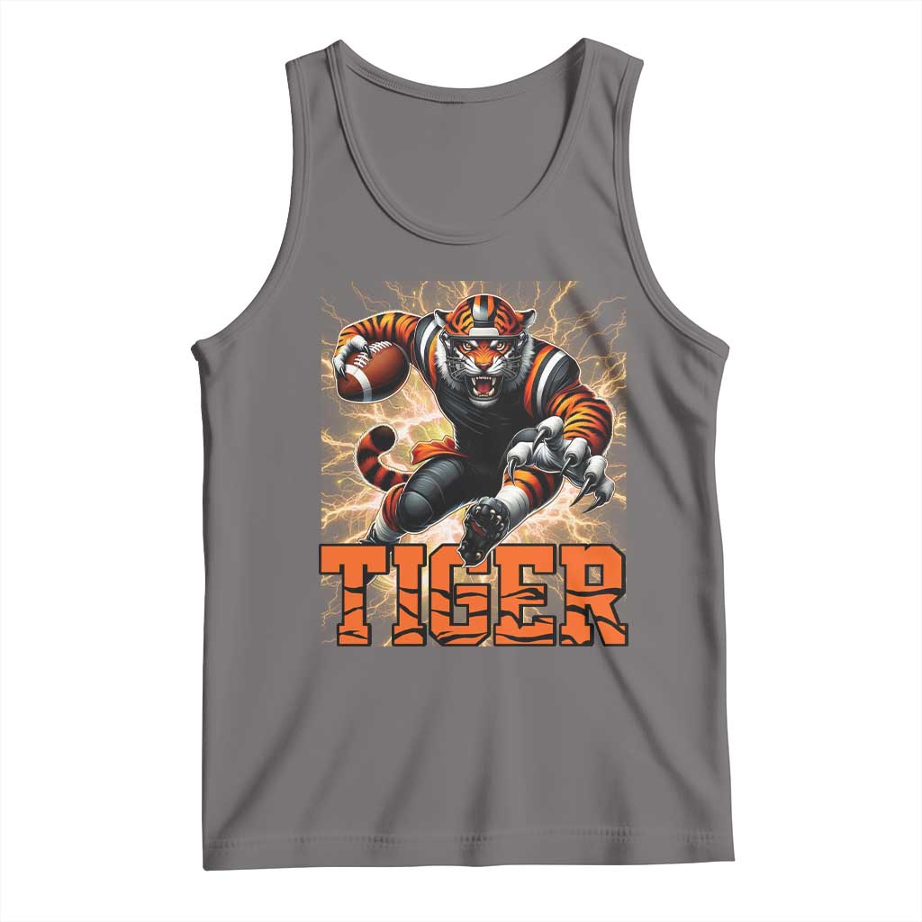 Lightning Tiger Lover Tank Top Sport Lover Gift TS12 Deep Heather Print Your Wear