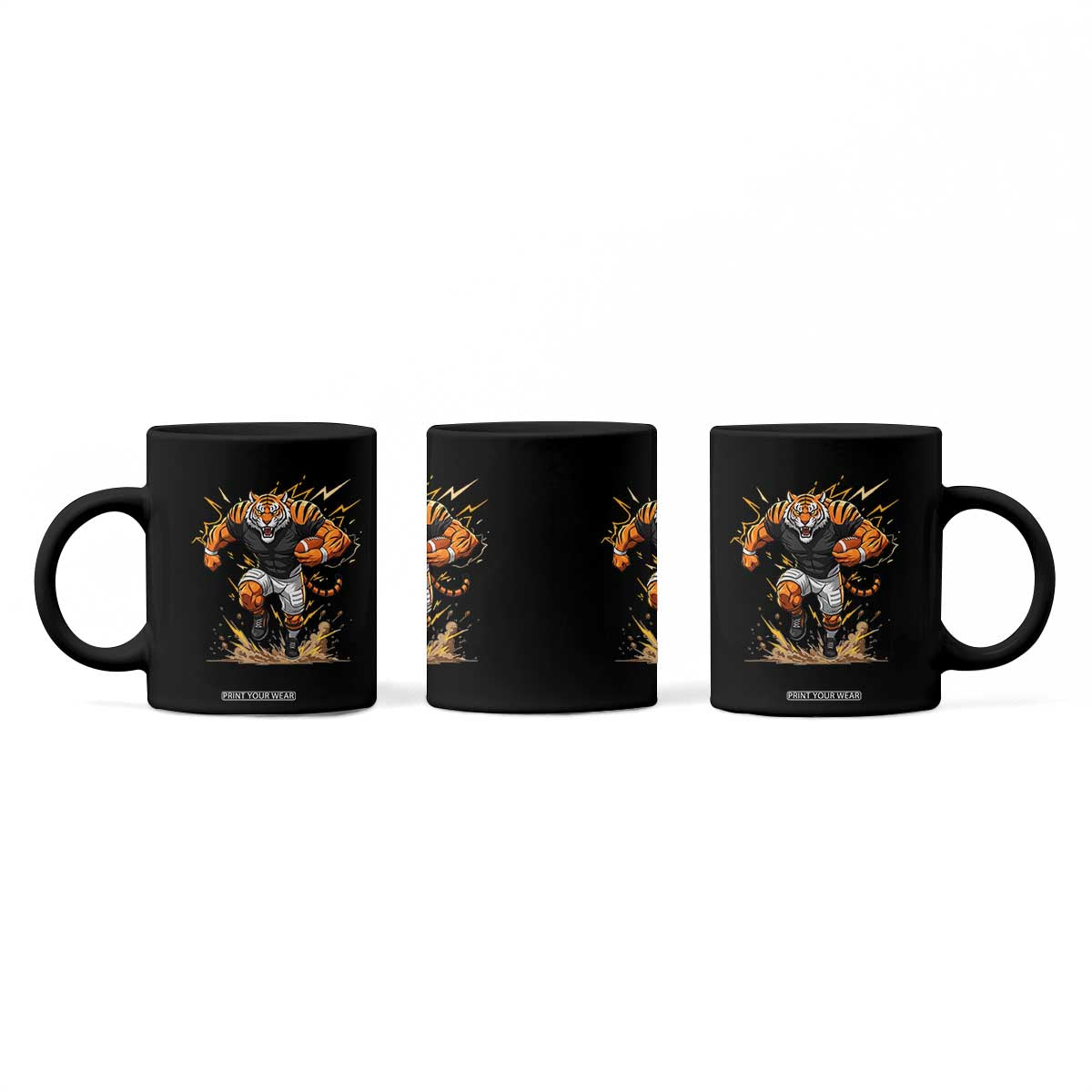 Tiger Football Lover Coffee Mug Midwest Game Day Lifestyle TS12 Print Your Wear