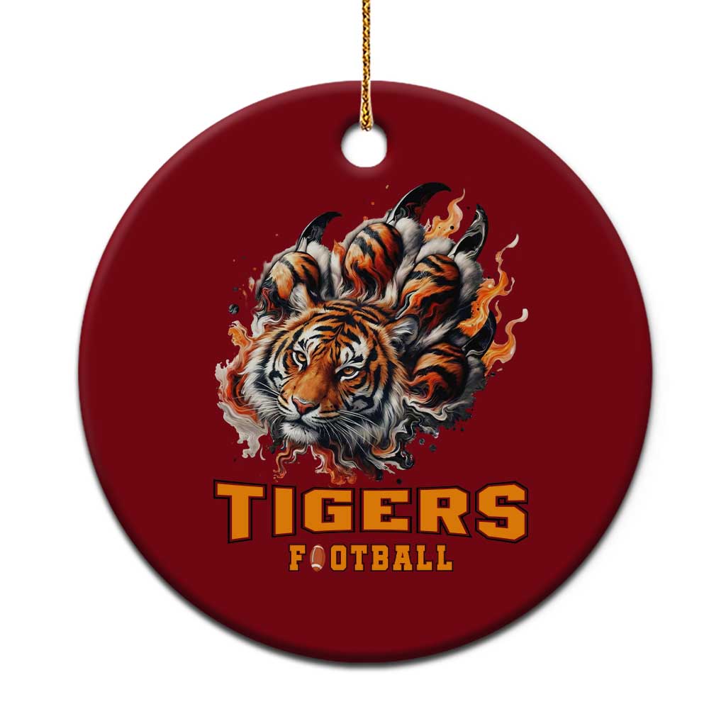 Funny BFT Ceramic Ornament Football Player Gift TS12 1pc Red Print Your Wear