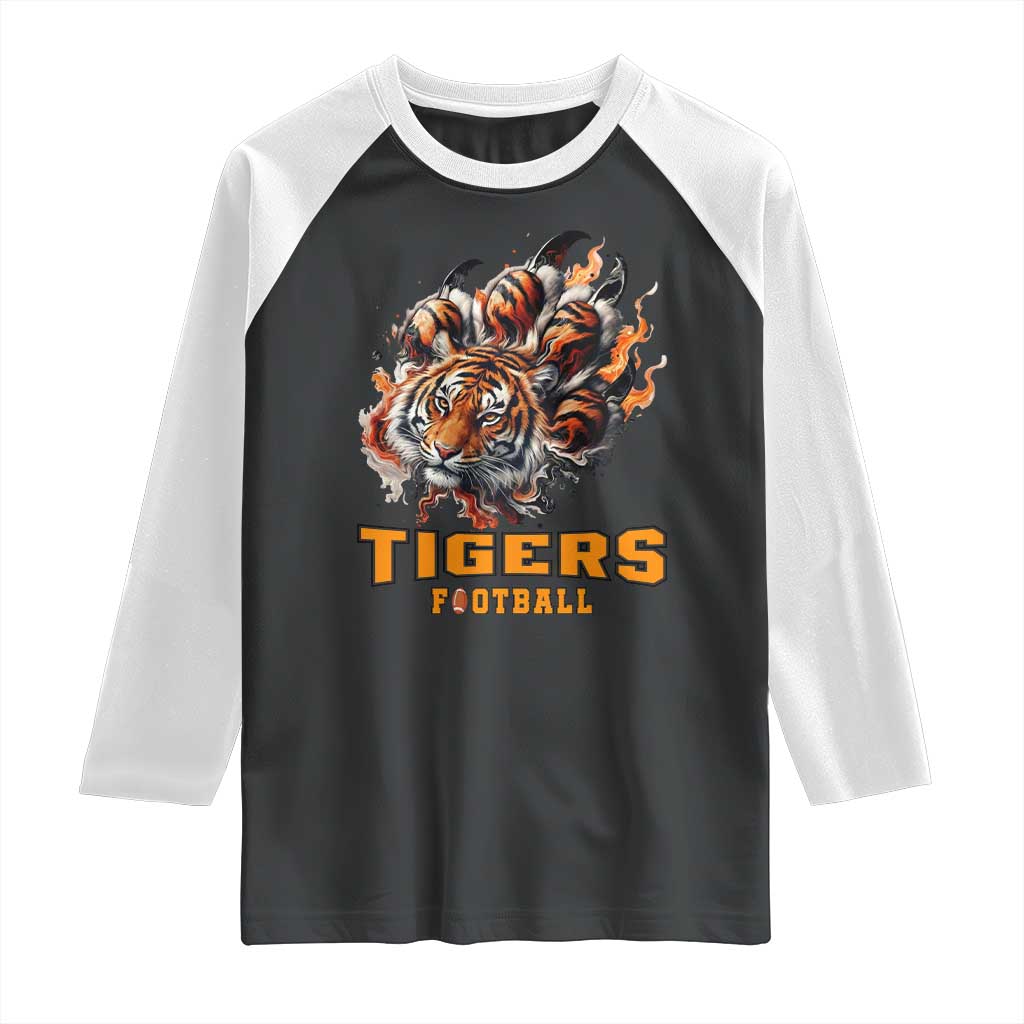 Funny BFT Raglan Shirt Football Player Gift TS12 Black White Print Your Wear