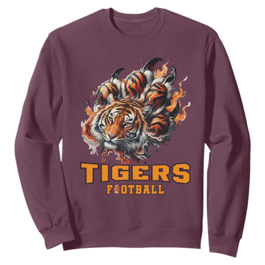 Funny BFT Sweatshirt Football Player Gift TS12 Maroon Print Your Wear