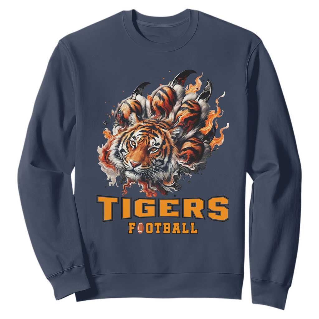 Funny BFT Sweatshirt Football Player Gift TS12 Navy Print Your Wear