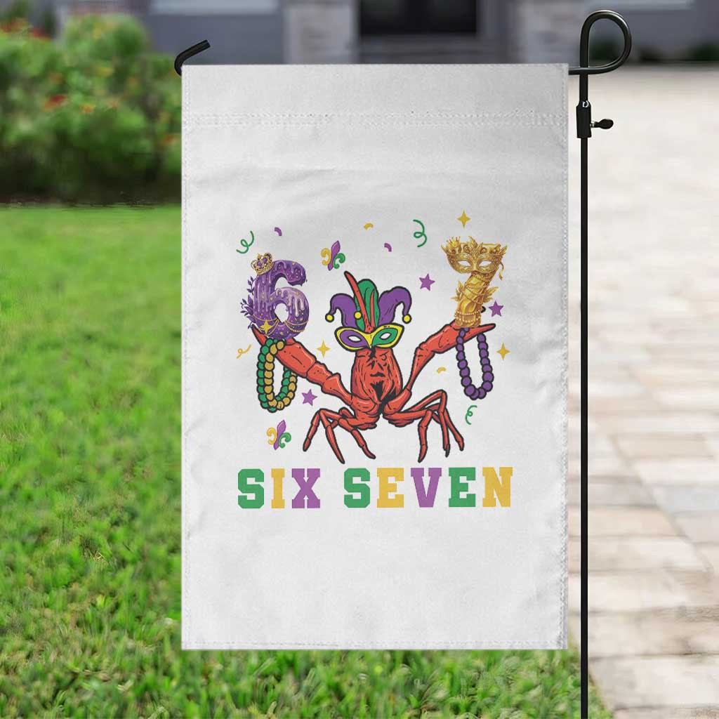 Funny 67 Crawfish Mardi Gras Garden Flag Six Seven Meme TS12 Print Your Wear