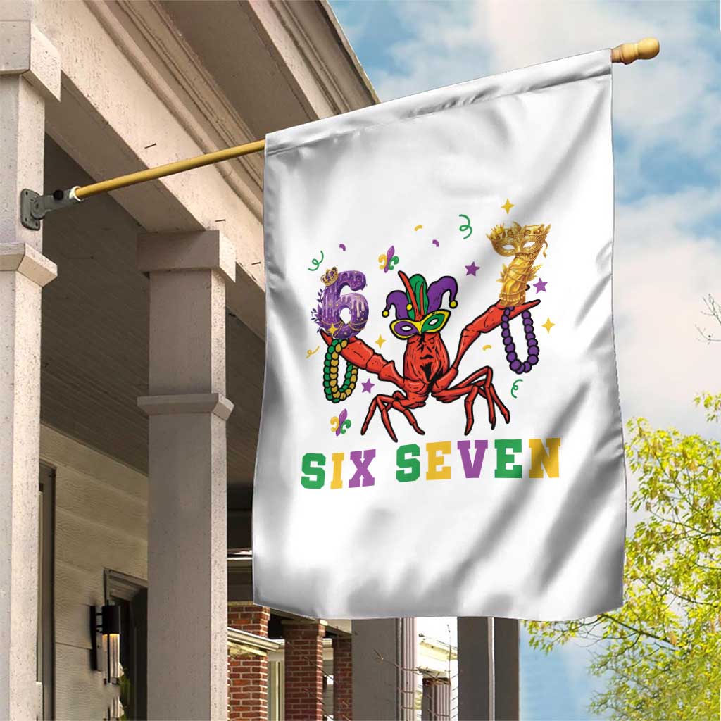 Funny 67 Crawfish Mardi Gras Garden Flag Six Seven Meme TS12 Print Your Wear