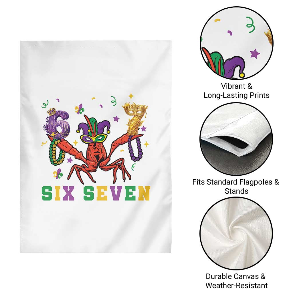 Funny 67 Crawfish Mardi Gras Garden Flag Six Seven Meme TS12 Print Your Wear