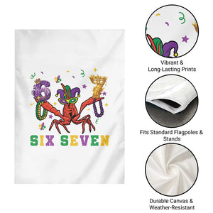 Funny 67 Crawfish Mardi Gras Garden Flag Six Seven Meme TS12 Print Your Wear