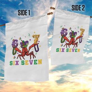 Funny 67 Crawfish Mardi Gras Garden Flag Six Seven Meme TS12 Print Your Wear