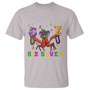 Funny 67 Crawfish Mardi Gras T Shirt Six Seven Meme TS12 Ice Gray Print Your Wear