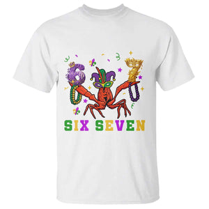 Funny 67 Crawfish Mardi Gras T Shirt Six Seven Meme TS12 White Print Your Wear