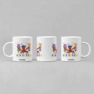 Funny 67 Crawfish Mardi Gras Coffee Mug Six Seven Meme TS12 Print Your Wear