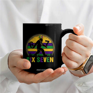 Funny Mardi Gras Bigfoot Coffee Mug Six Seven Meme TS12 Print Your Wear