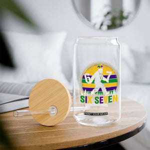Funny Mardi Gras Bigfoot Glass Can Six Seven Meme TS12 Print Your Wear