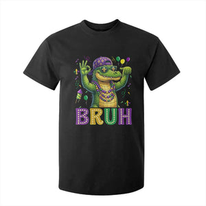 Mardi Gras Mardigator Alligator Six Seven Bruh Meme T Shirt For Kid TS12 Black Print Your Wear