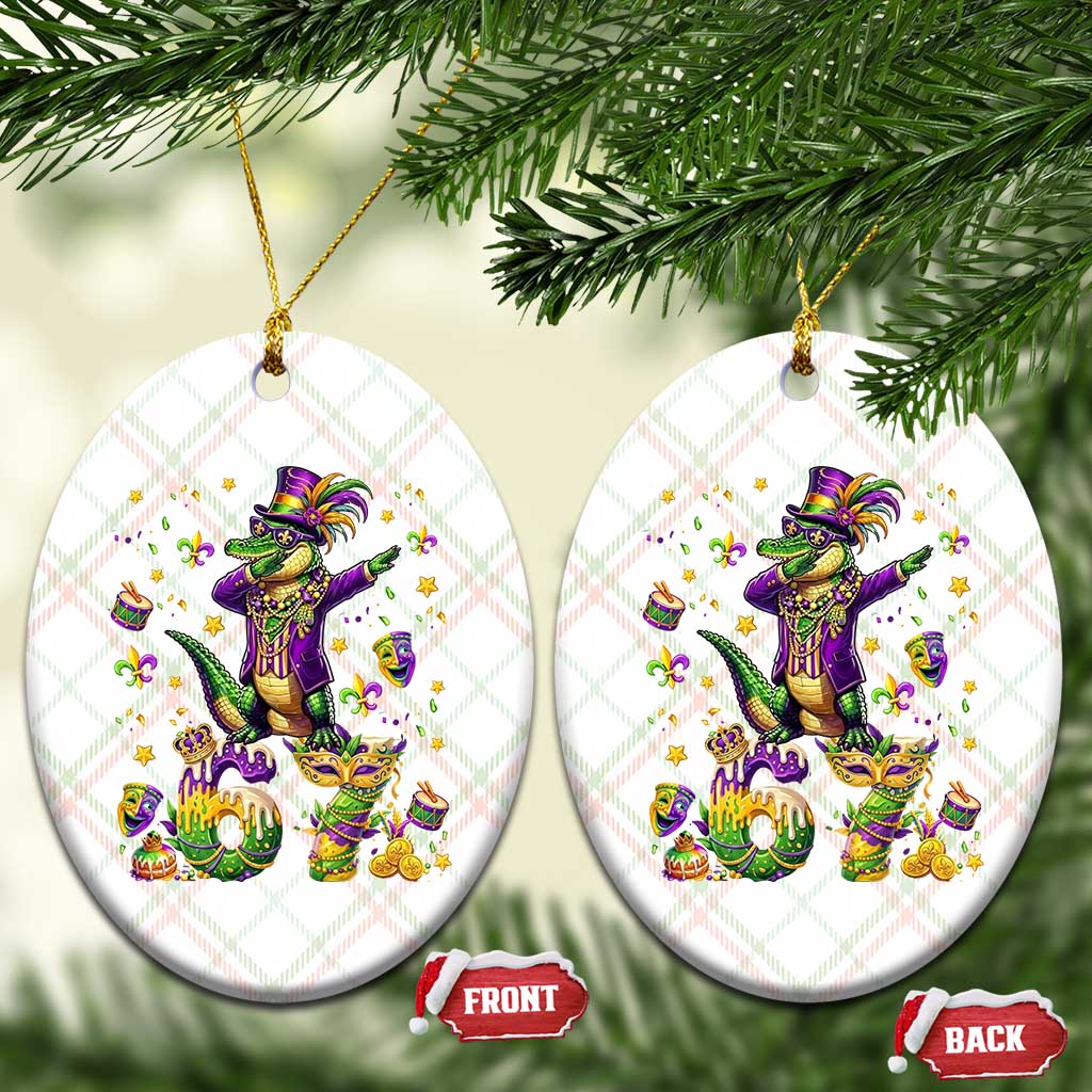 Funny Mardigator Alligator Six Seven Meme Ceramic Ornament Mardi Gras Gifts TS12 Print Your Wear