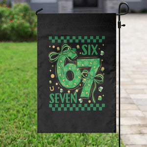 Funny St Patricks Day Garden Flag Six Seven Meme Irish Gag Gift TS12 Print Your Wear