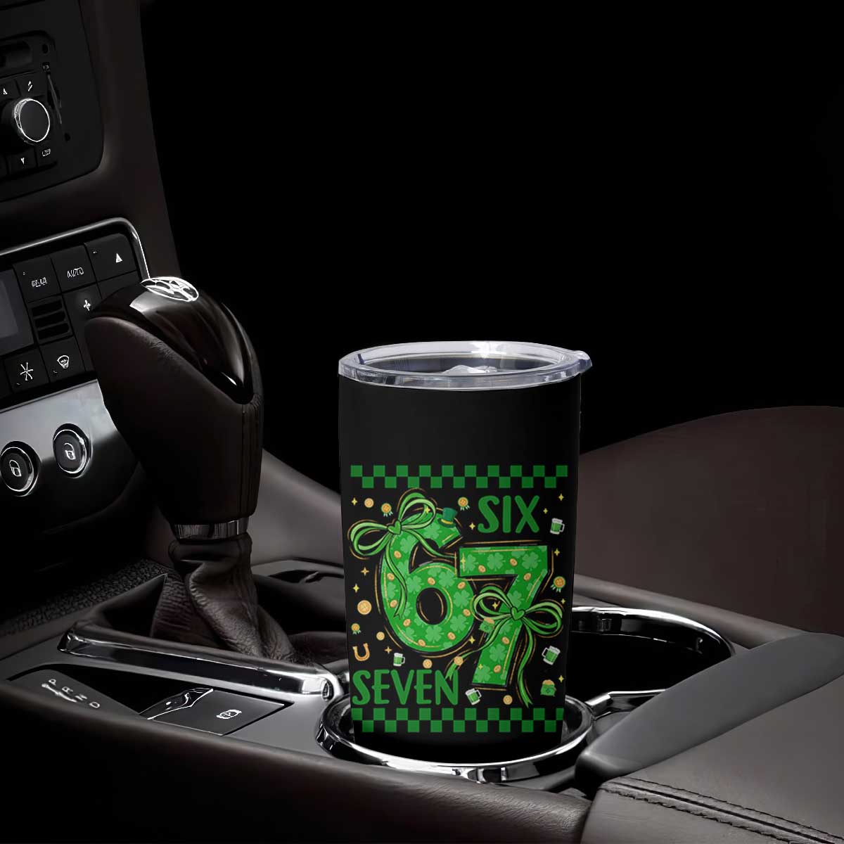Funny St Patricks Day Tumbler Cup Six Seven Meme Irish Gag Gift TS12 Print Your Wear