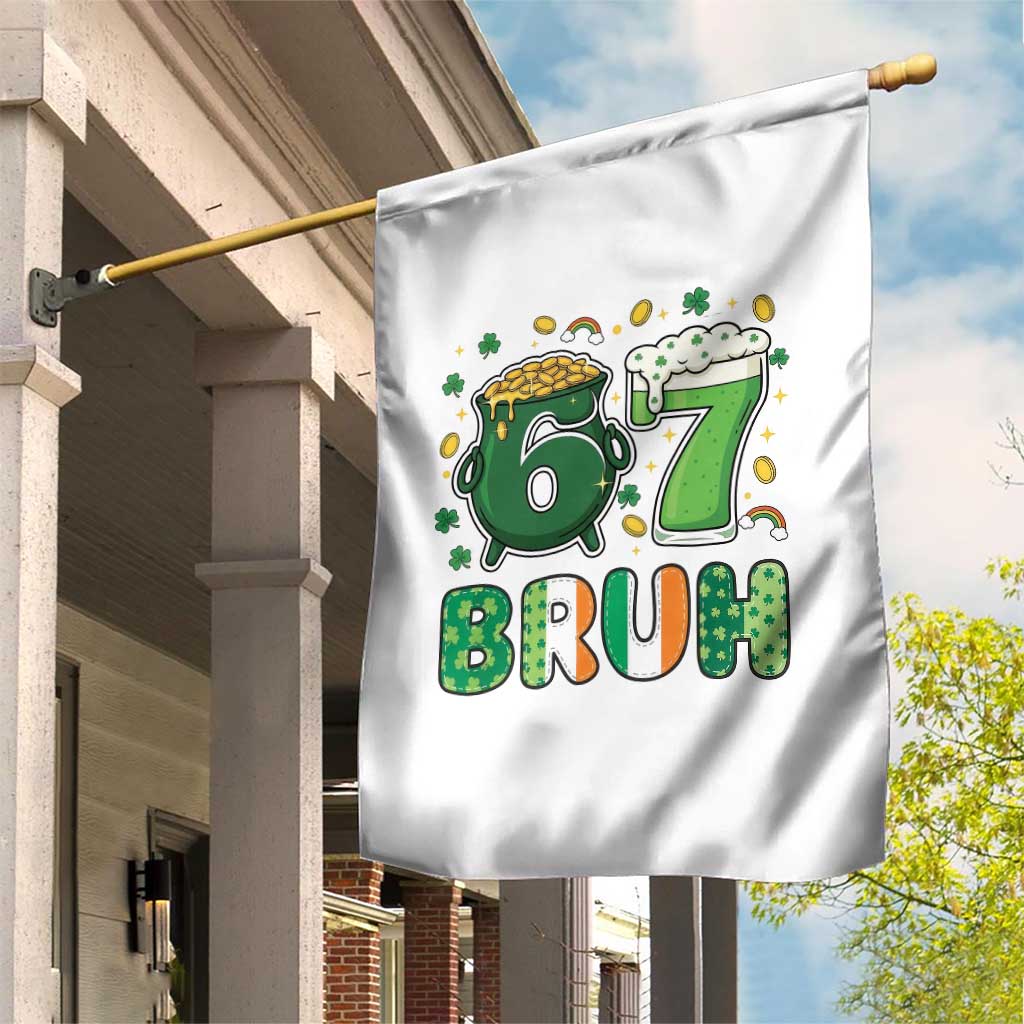 Funny St Patricks Day Six Seven Meme Garden Flag Irish American Gift TS12 Print Your Wear