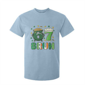 Funny St Patricks Day Six Seven Meme T Shirt For Kid Irish American Gift TS12 Light Blue Print Your Wear