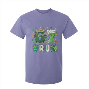 Funny St Patricks Day Six Seven Meme T Shirt For Kid Irish American Gift TS12 Violet Print Your Wear