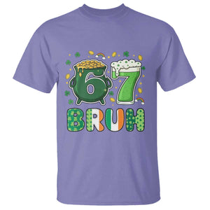 Funny St Patricks Day Six Seven Meme T Shirt Irish American Gift TS12 Violet Print Your Wear