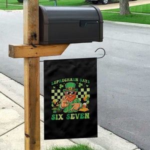 Funny Leprechaun Says Six Seven Garden Flag St Patricks Day TS12 Print Your Wear