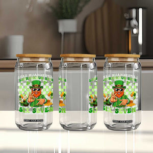 Funny Leprechaun Says Six Seven Glass Can St Patricks Day TS12 Print Your Wear