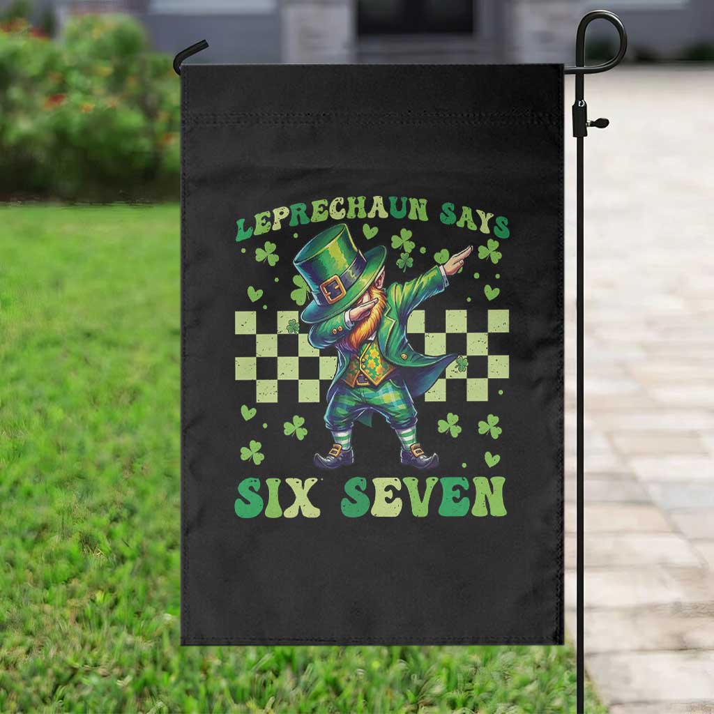 Leprechaun Six Seven Meme Garden Flag Funny St Patricks Day Gift TS12 Print Your Wear