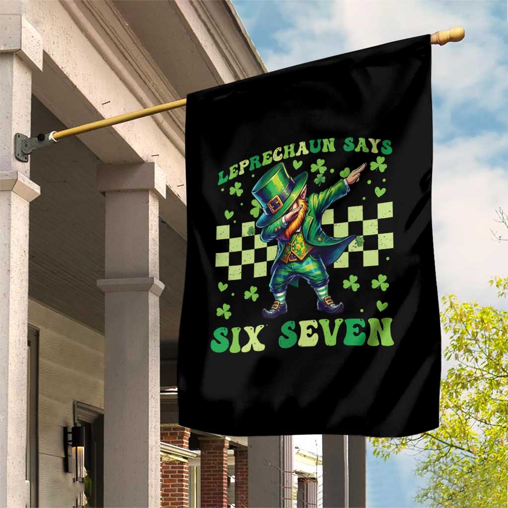 Leprechaun Six Seven Meme Garden Flag Funny St Patricks Day Gift TS12 Print Your Wear