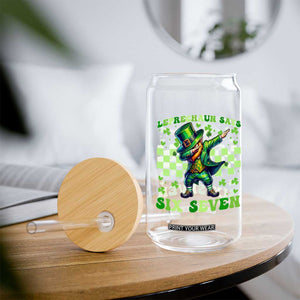 Leprechaun Six Seven Meme Glass Can Funny St Patricks Day Gift TS12 Print Your Wear