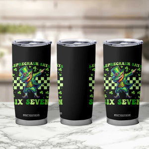 Leprechaun Six Seven Meme Tumbler Cup Funny St Patricks Day Gift TS12 Print Your Wear
