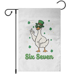 Lucky Goose Six Seven Meme Garden Flag St Patricks Day TS12 White Print Your Wear