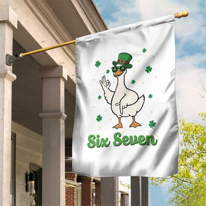 Lucky Goose Six Seven Meme Garden Flag St Patricks Day TS12 Print Your Wear