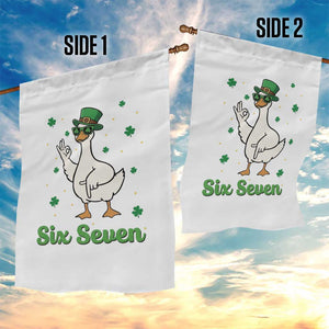 Lucky Goose Six Seven Meme Garden Flag St Patricks Day TS12 Print Your Wear