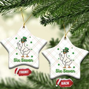Lucky Goose Six Seven Meme Ceramic Ornament St Patricks Day TS12 Print Your Wear