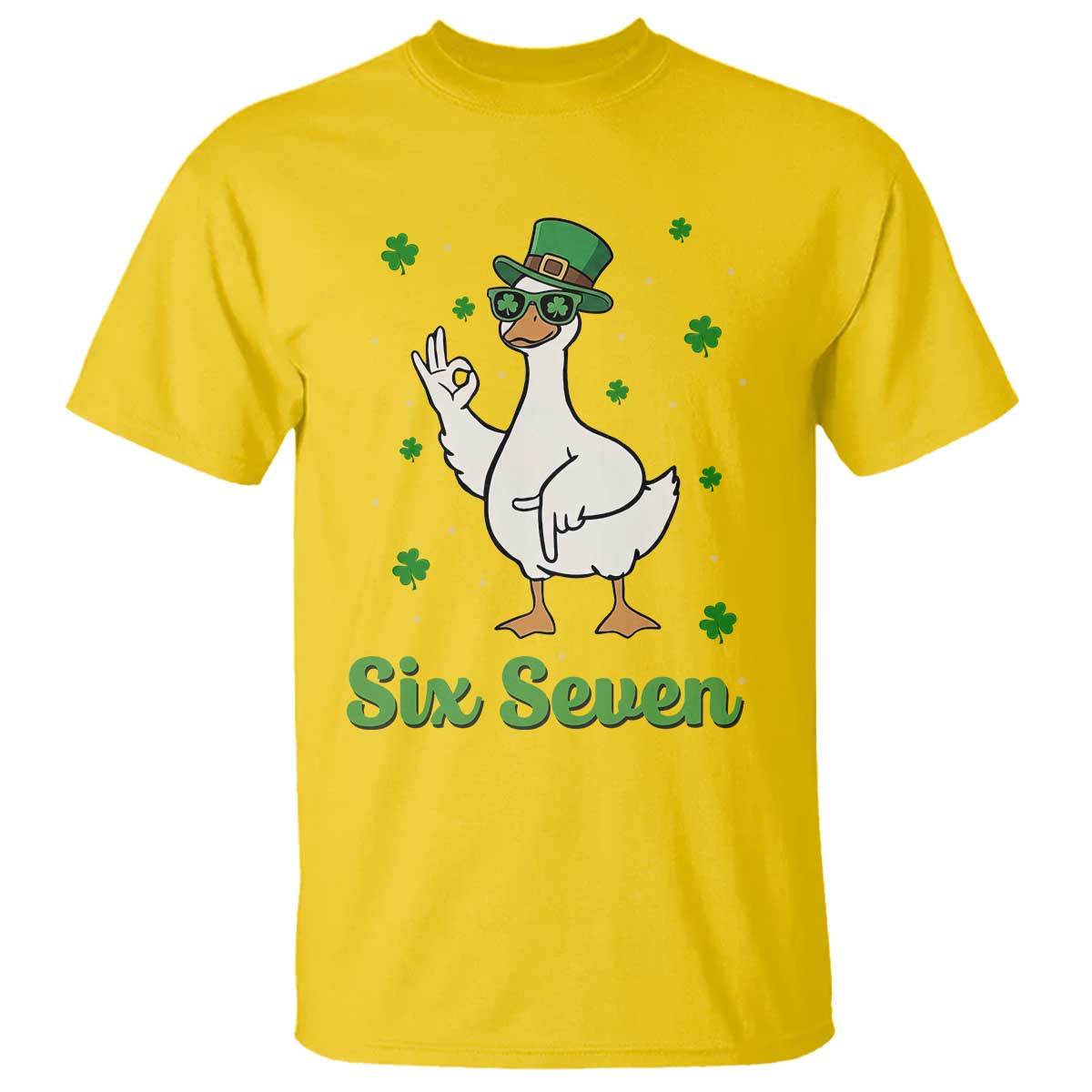 Lucky Goose Six Seven Meme T Shirt St Patricks Day TS12 Daisy Print Your Wear