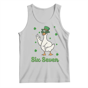 Lucky Goose Six Seven Meme Tank Top St Patricks Day TS12 Ash Print Your Wear