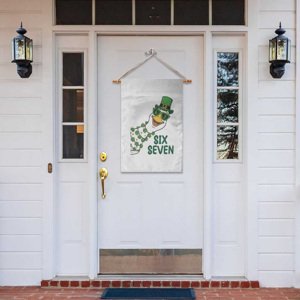 Chaotic Goose Six Seven Meme Garden Flag Funny St Patricks Day Gift TS12 Print Your Wear