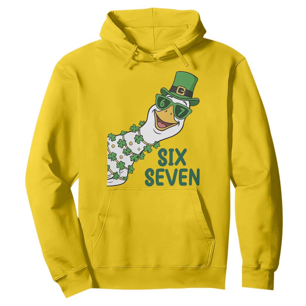 Chaotic Goose Six Seven Meme Hoodie Funny St Patricks Day Gift TS12 Daisy Print Your Wear