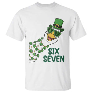 Chaotic Goose Six Seven Meme T Shirt Funny St Patricks Day Gift TS12 White Print Your Wear